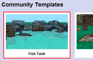 Pick a community template from the welcome screen and open it.